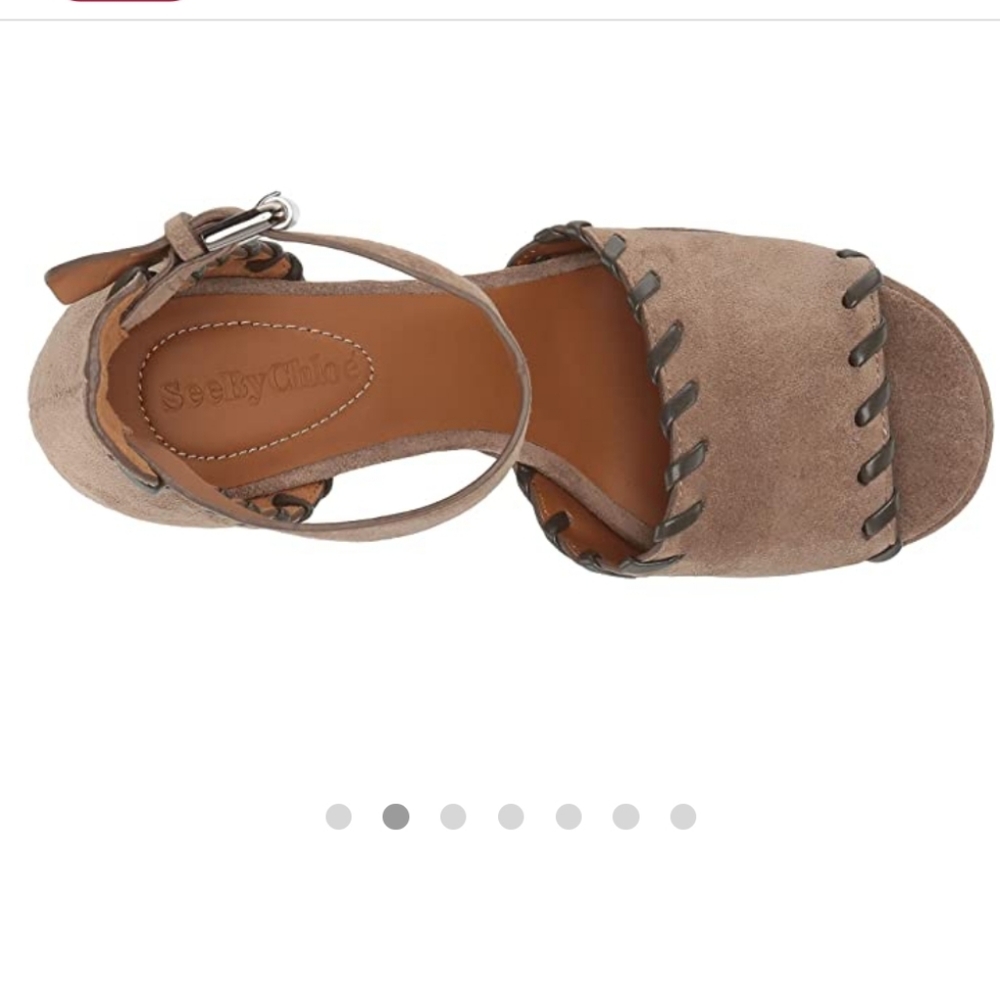 See by Chloé Platform Heels in Taupe - Picture 6 of 10